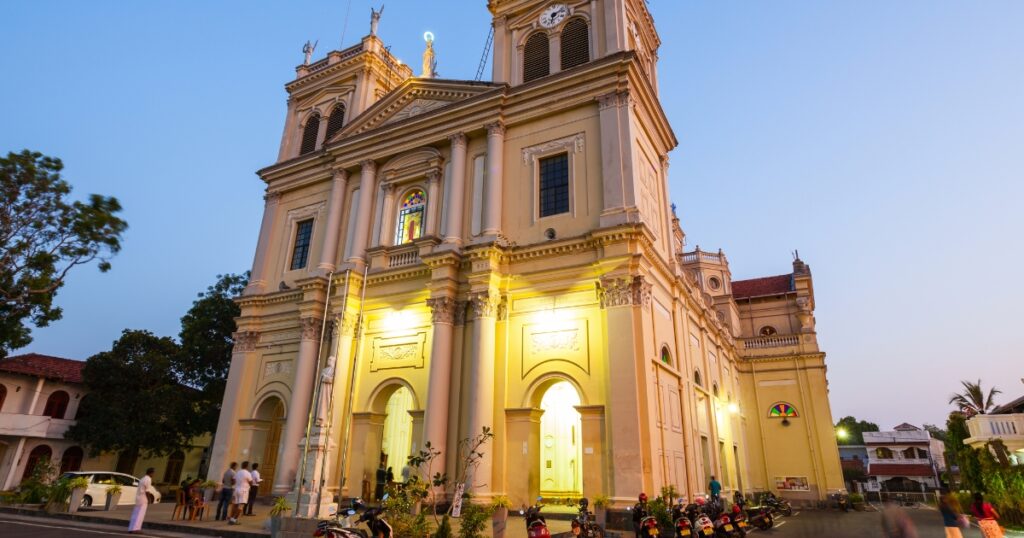 St mary church evening