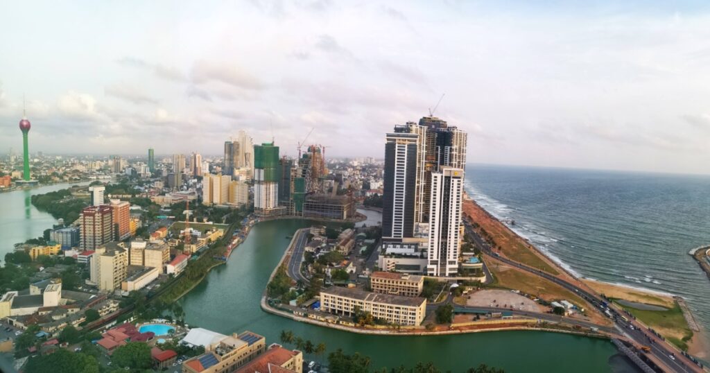 aerial view of colombo