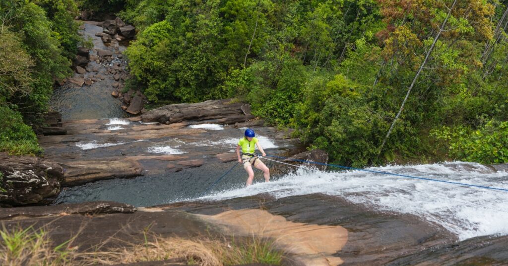 Water Abseiling 