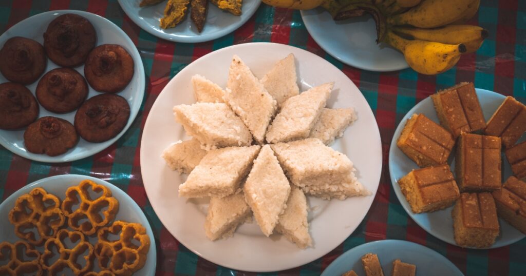 sri lankan traditional new year table