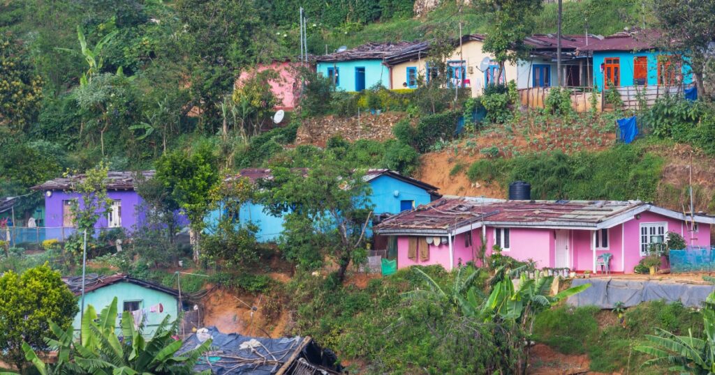 Sri lankan village