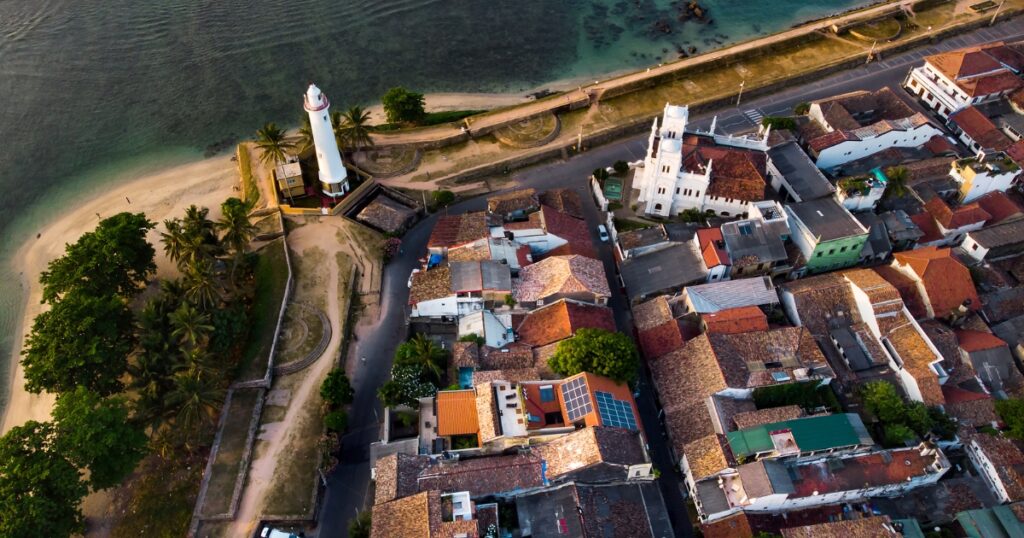 galle aerial view