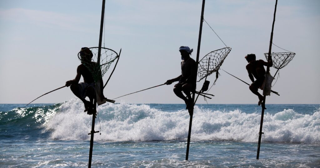 stilt fisherman