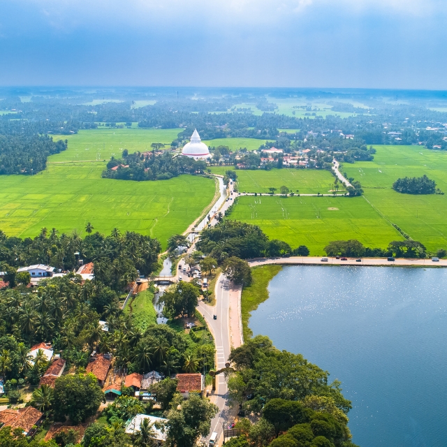 Tissamaharama aerial view