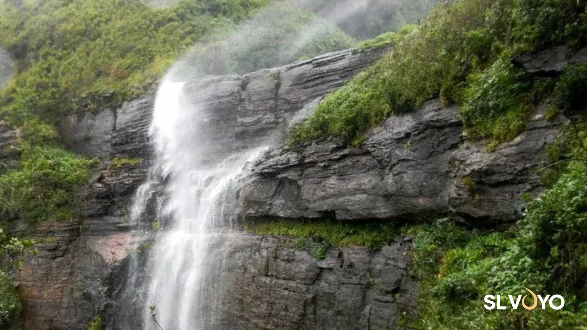 Kotaganga Waterfalls chain trail trekking experience in the Knuckles Mountain Range