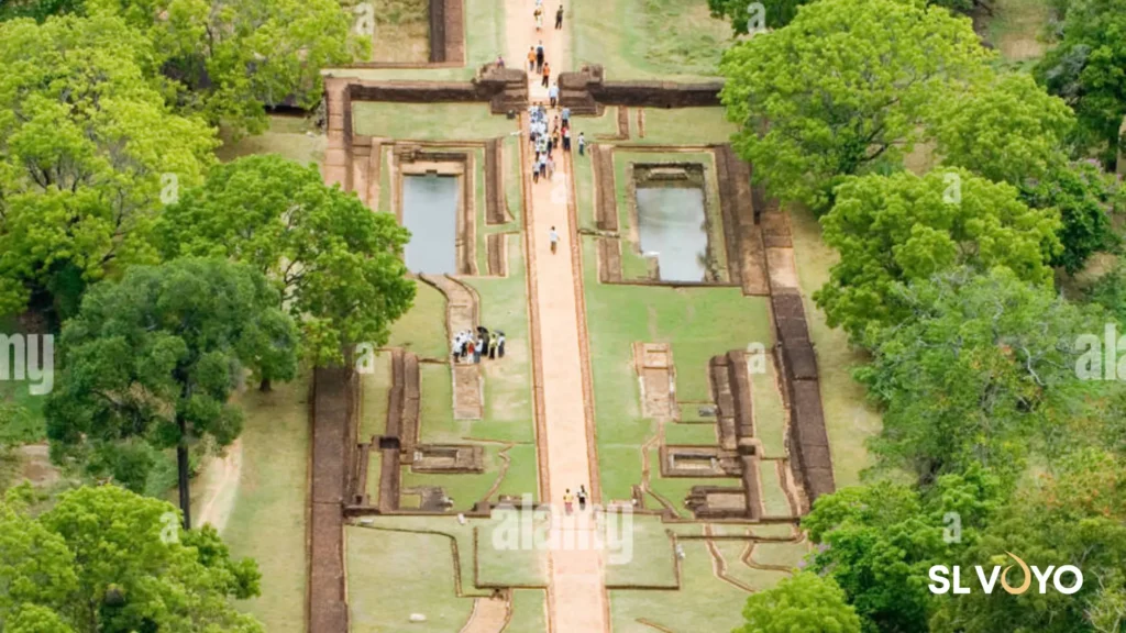 sigiriya water and boulder gardens