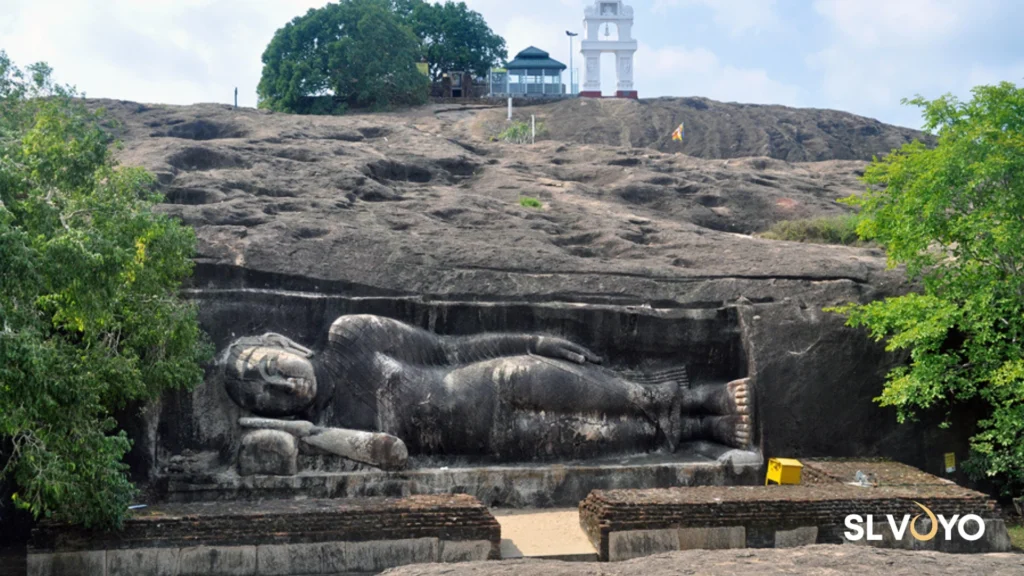 Tantirimale Rajamaha Viharaya ancient Buddhist temple near Anuradhapura