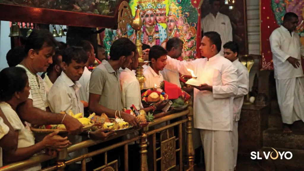 Kataragama Devalaya sacred pilgrimage temple in Sri Lanka