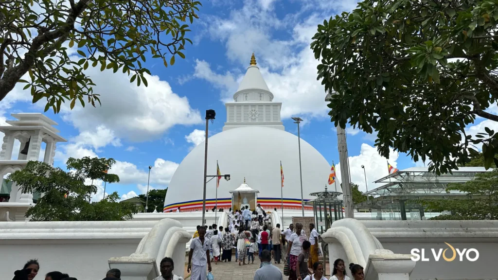 Kiri Vehera ancient Buddhist stupa in Kataragama Sri Lanka