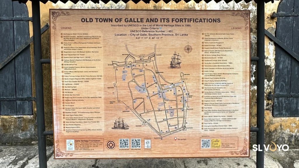 Galle map