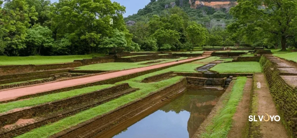 Sigiriya garden