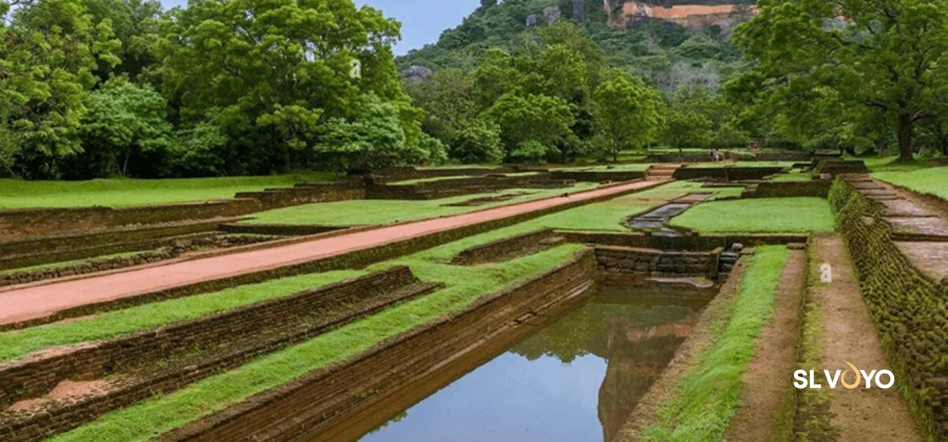 Sigiriya garden