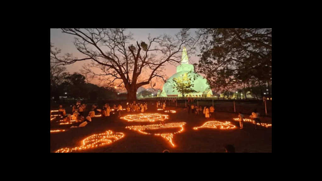 Anuradhapura Poson lantern festival