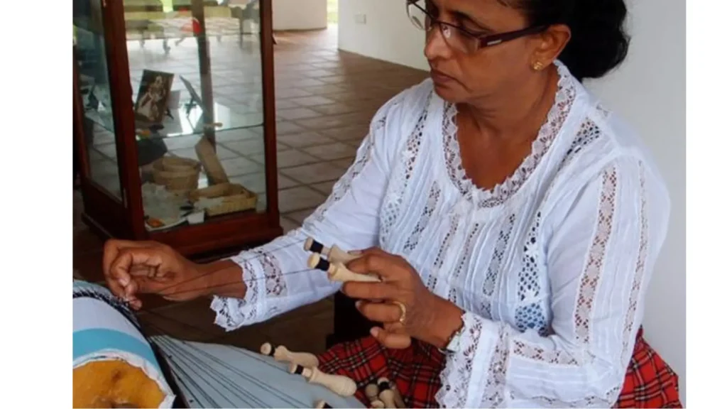 Beeralu lace floral patterns