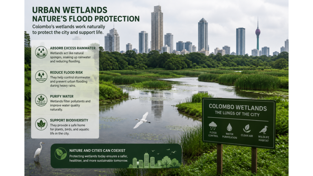 Colombo wetlands urban nature ecosystem