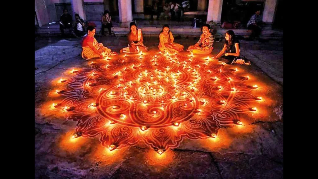 Deepavali Sri Lanka oil lamps festival