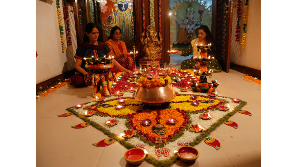 Deepavali family celebration Sri Lanka community