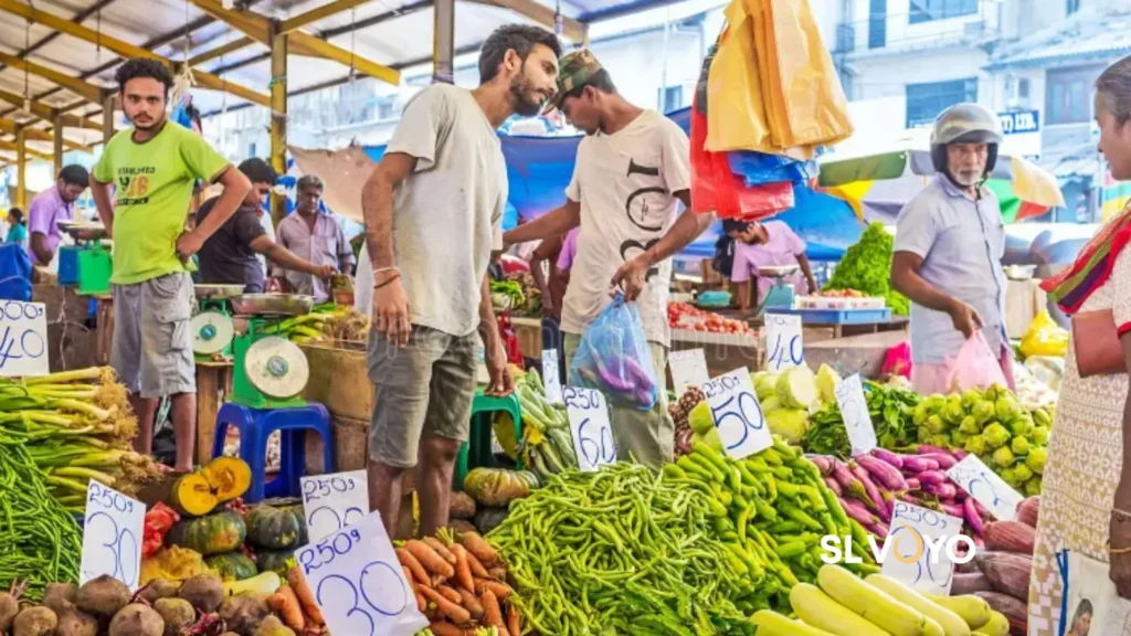 Diyatalawa village market fresh produce