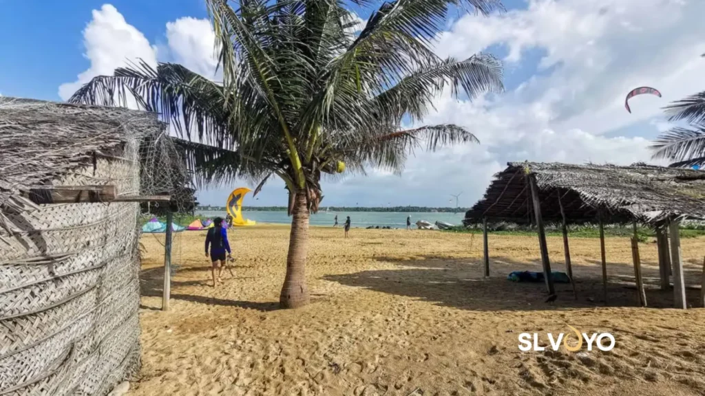 Kalpitiya beach coastal lagoon