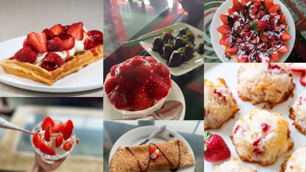 Nuwara Eliya Strawberry Desserts