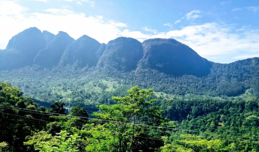 Seven Virgins mountain range Sri Lanka