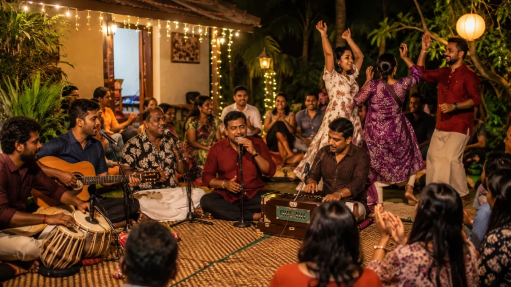 Sri Lanka Paduru Party night music2
