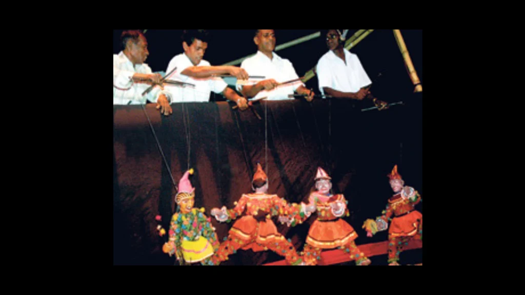 Sri Lanka puppet show traditional Rukada