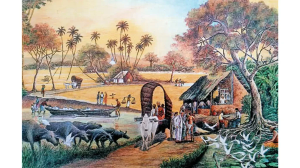 Sri Lankan attire and village life