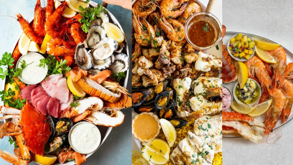 Fresh sea foods