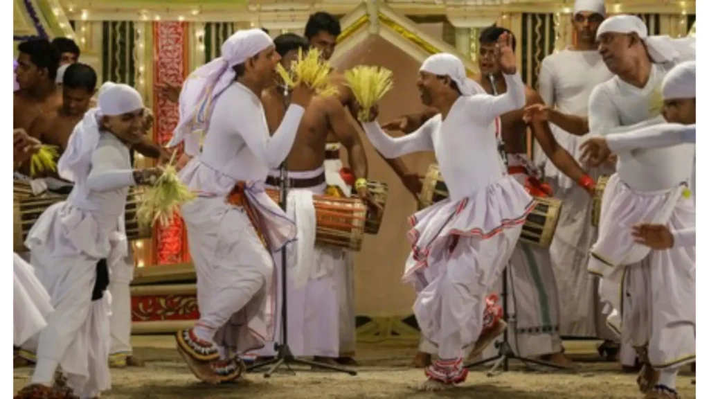 Traditional drummers and performers