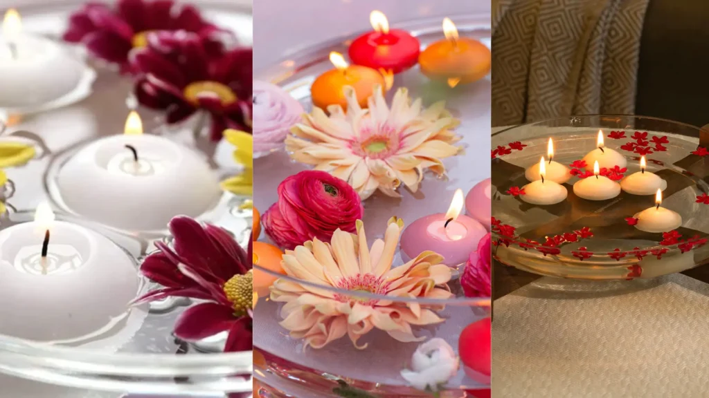 Decorative floating candles
