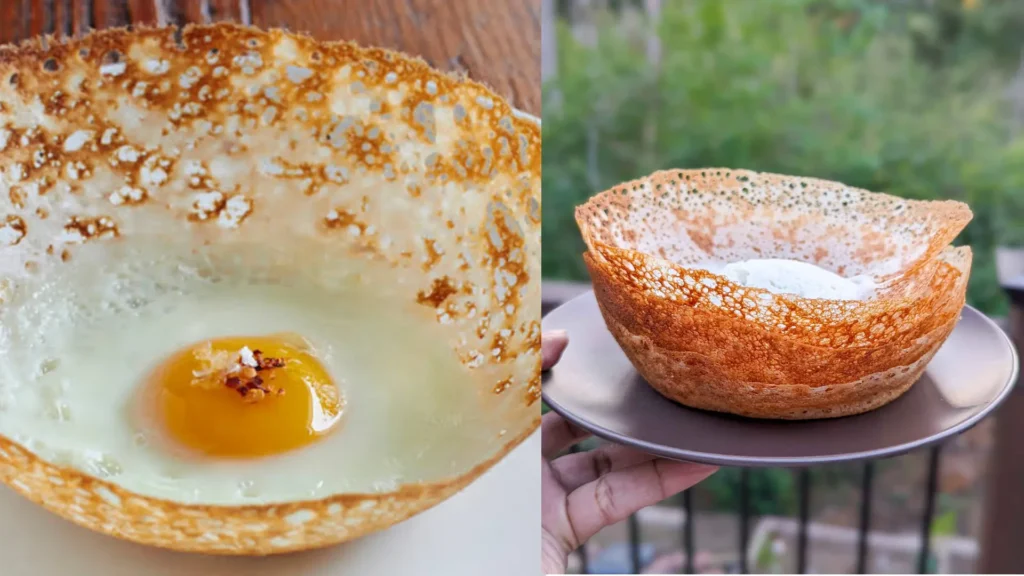 Freshly prepared Pal Appam