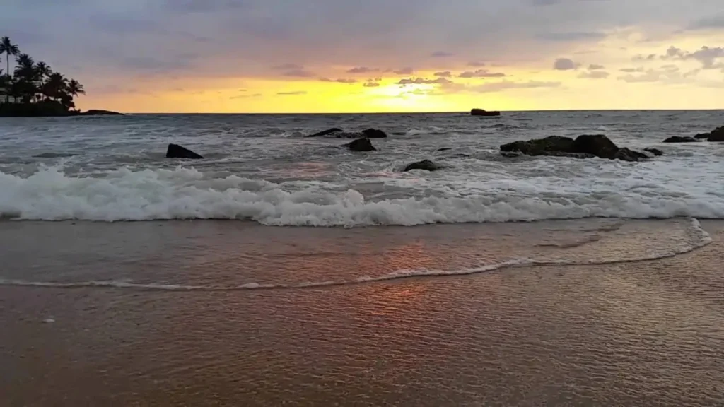Long sand beach Mount lavinia