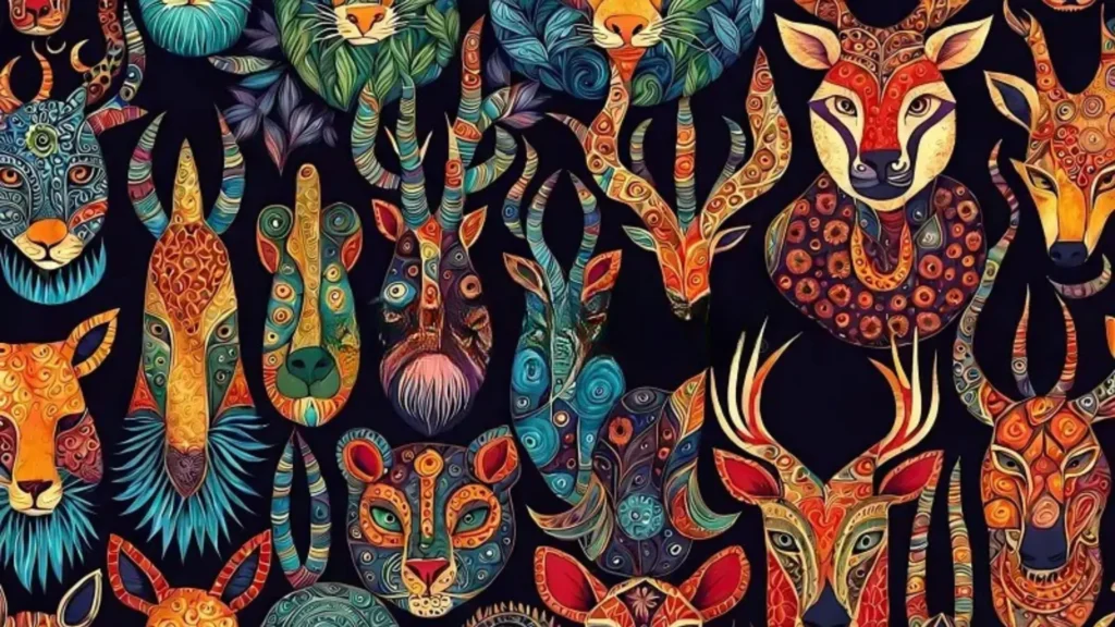 Wild life animal art