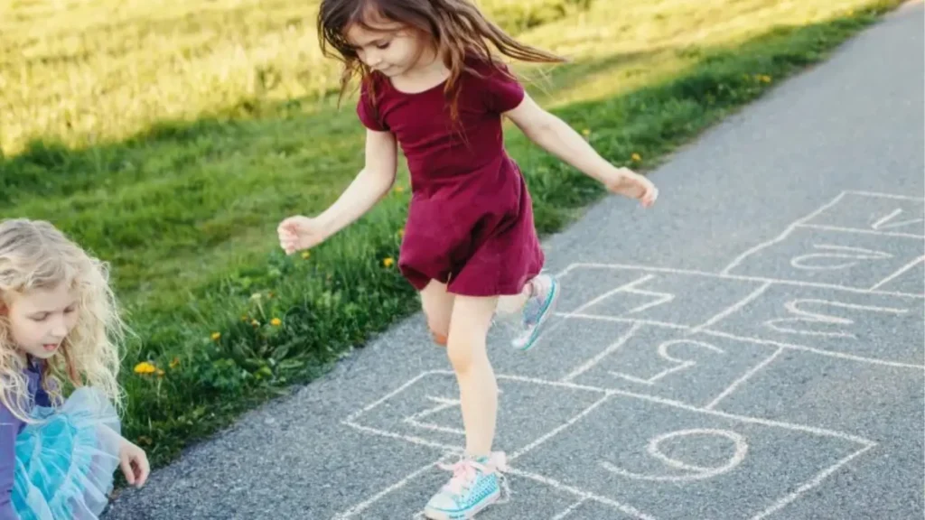 hopscotch outdoors