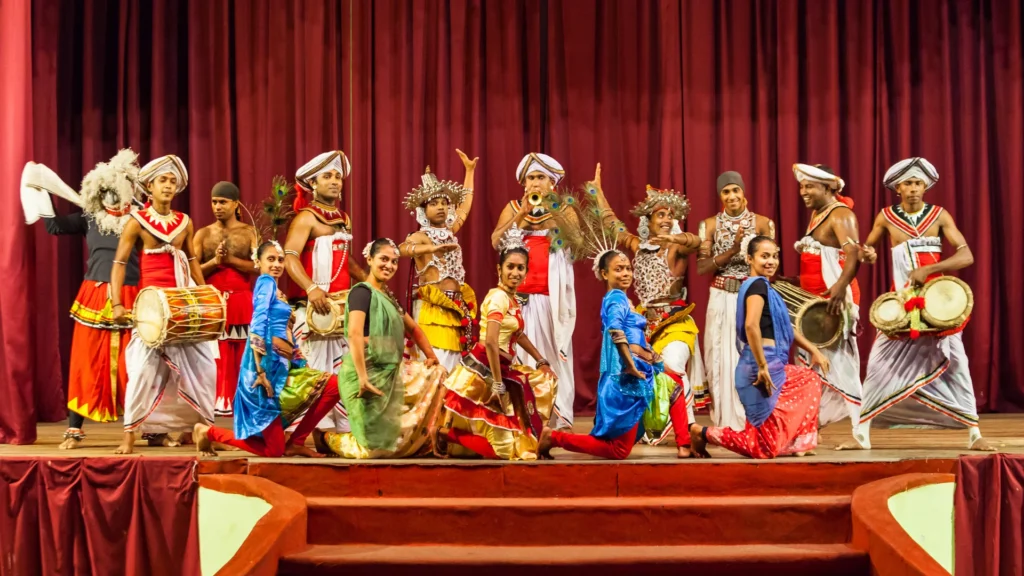 traditional dancers in stage