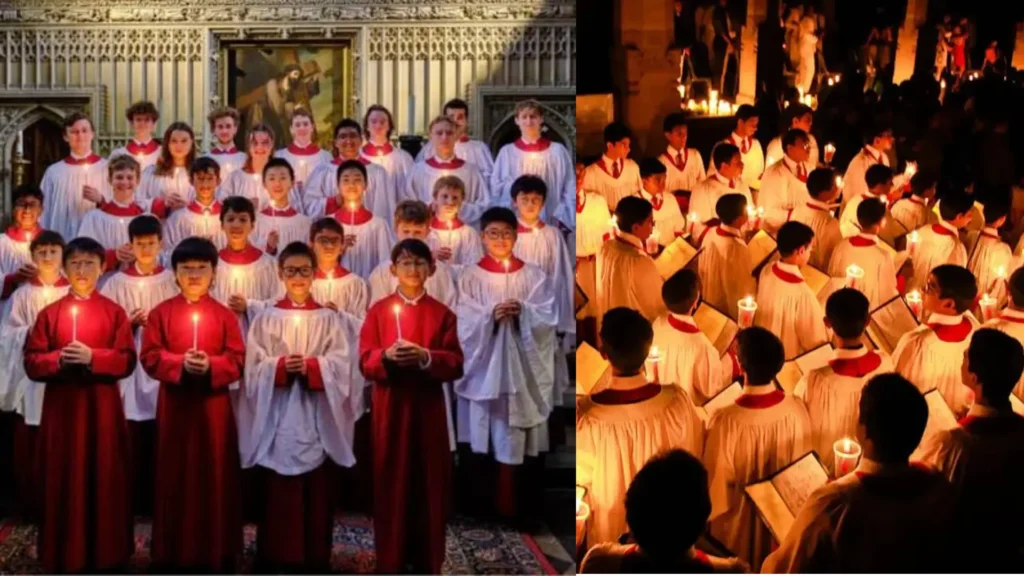 Choir singing