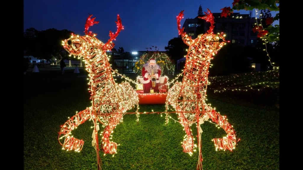 Festive Christmas decorations