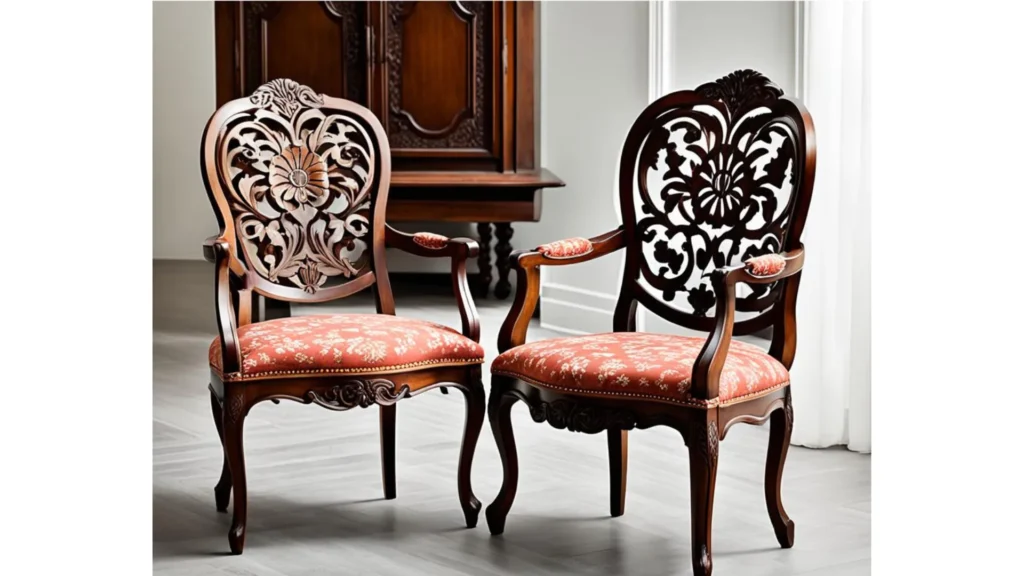 Traditional colonial-era chairs