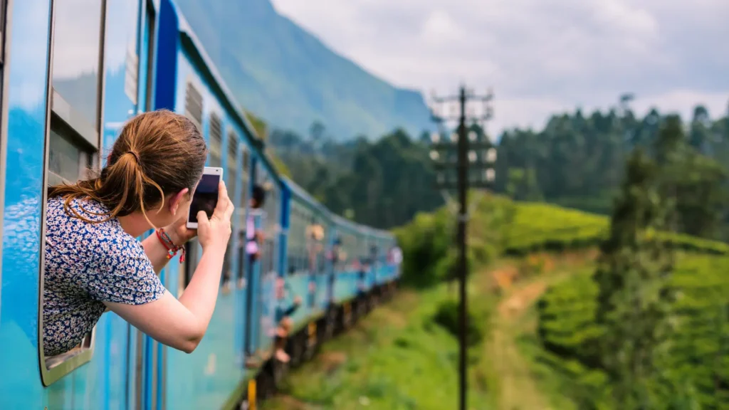 Train travelling