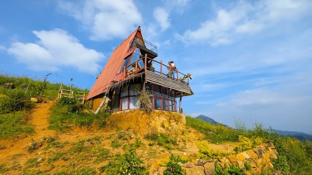 Mountain view cabana