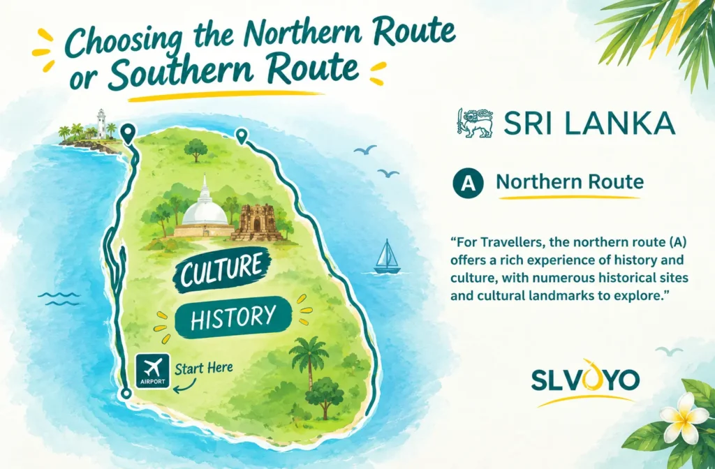 Sri Lanka’s Northern and Southern Routes